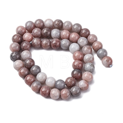 Ombre Effect Dyed Glass Beads Strands X-GLAA-T031-01O-14-1