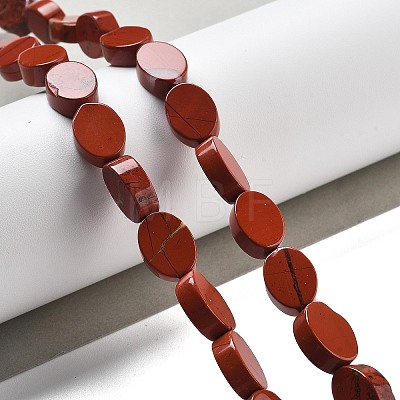 Natural Red Jasper Beads Strands G-P559-B18-01-1