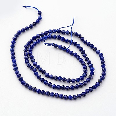 Natural Lapis Lazuli Beads Strands X-G-K127-03F-3mm-1