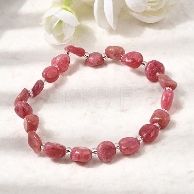Natural Rhodonite Beads Bracelets GG-CBA05D5-02B-06A-1