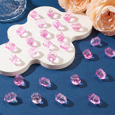 30Pcs Transparent Handmade Lampwork Beads LAMP-TADJ0001-12F-1