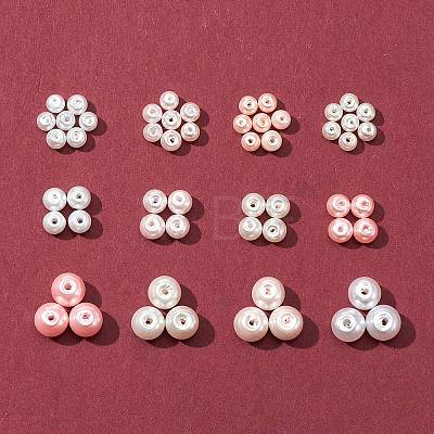 620Pcs 12 Style Baking Painted Glass Pearl Beads Round HY-FS0001-06-1