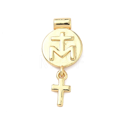 Religion Brass Pendants KK-H539-18G-06-1