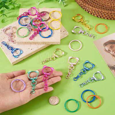 15Pcs Alloy Swivel Clasps FIND-TA0010-55-1