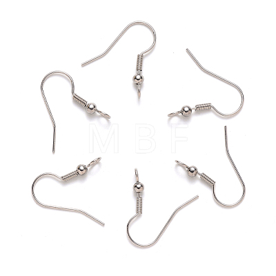 304 Stainless Steel Earring Hooks X-STAS-S111-003-1