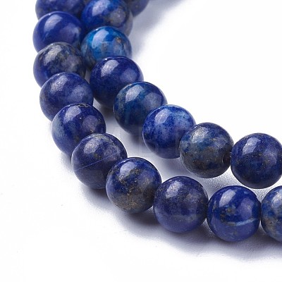 Natural Lapis Lazuli Beads Strands G-P430-07-B-1