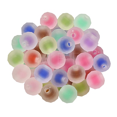 Transparent Acrylic Beads OACR-P015-02-1