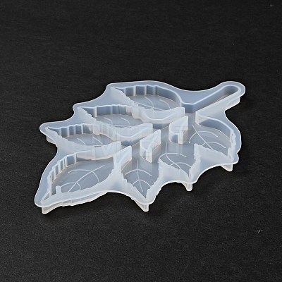 DIY Leaf Hanging Coaster Silicone Molds DIY-P070-A05-1