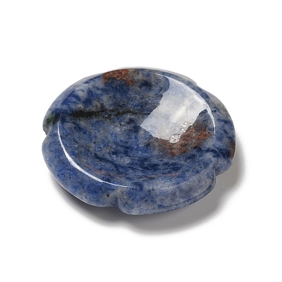 Natural Blue Spot Jasper Worry Stones G-E586-01U-1