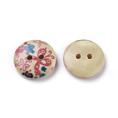 Lovely 2-hole Basic Sewing Button NNA0YW1-1