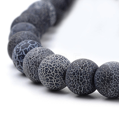 Natural Weathered Agate Beads Strands G-S259-05A-8mm-1