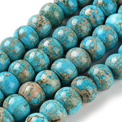 Natural Imperial Jasper Beads Strands G-Z129-A01-03-1
