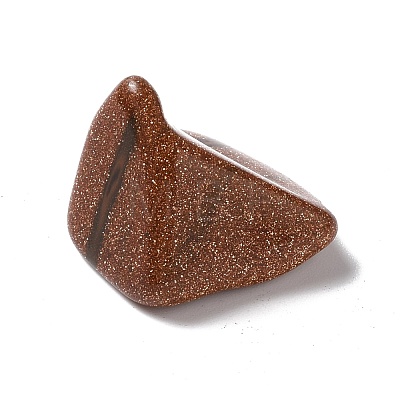 Synthetic Goldstone Beads G-O029-08L-1