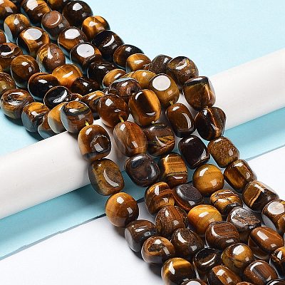 Natural Tiger Eye Beads Strands G-C038-02K-1