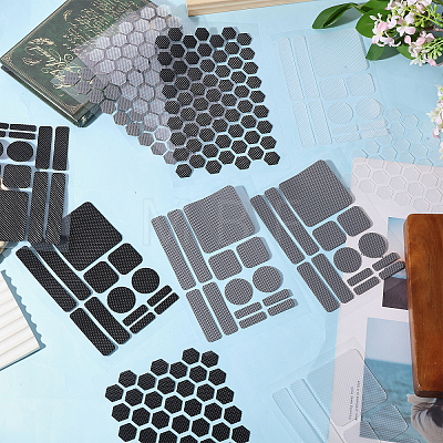 12 Sheets 6 Styles PEVA Anti-Slip Stickers AJEW-CA0005-59-1