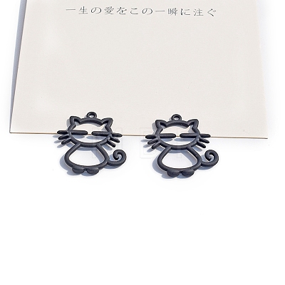 Spray Painted Alloy Pendants PW-WG9DF8D-03-1
