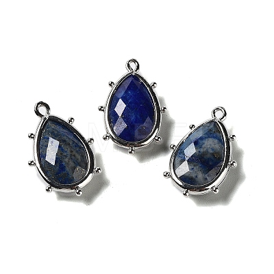 Natural Lapis Lazuli Pendants G-B009-02P-K-1