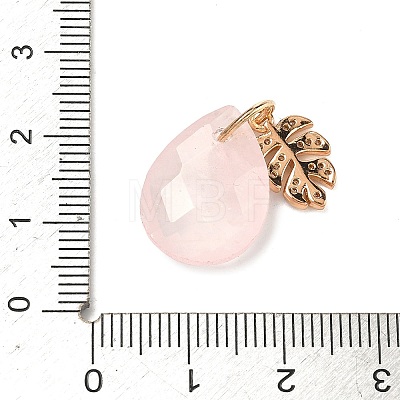 Natural Rose Quartz Pendants G-K422-02KCG-06-1