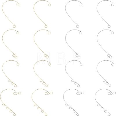 Unicraftale 48Pcs 8 Style 316 Stainless Steel Ear Cuff Findings STAS-UN0038-18-1