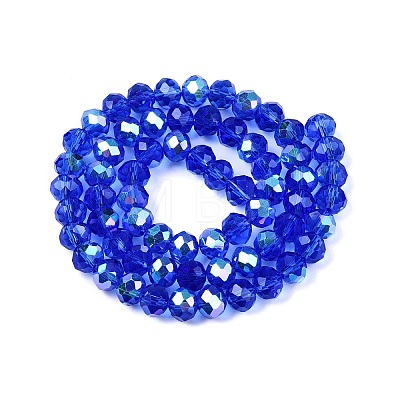 Electroplate Glass Beads Strands EGLA-A044-T8mm-L31-1