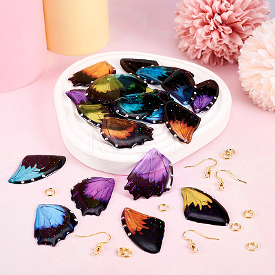  DIY Butterfly Wing Earring Making Kit DIY-TA0005-12-1