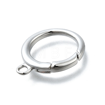 Brass Spring Gate Rings KK-K400-07P-1