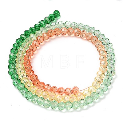 Transparent Painted Glass Beads Strands X-DGLA-A034-T3mm-A04-1