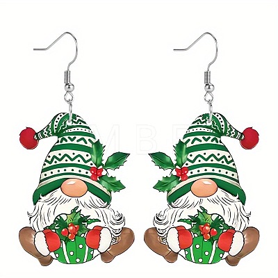 Christmas Acrylic Dangle Earrings FS-WG0219A-02-1