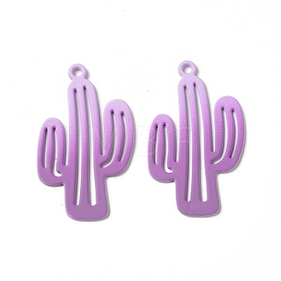 Spray Painted Alloy Charms PALLOY-P291-19M-02-1