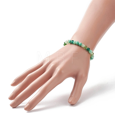 Gradient Color Faceted Glass Beaded Kids Bracelets BJEW-JB09173-1