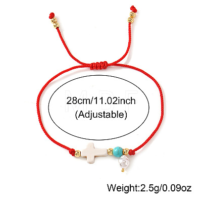 Adjustable Glass Charm Bracelets DL3128-1