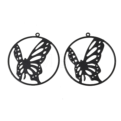 Spray Painted 403 Stainless Steel Pendants SA-CBA5926-02-1