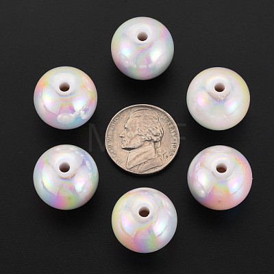 Opaque Acrylic Beads MACR-S370-18mm-01-1