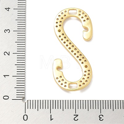 Rack Plating Brass Micro Pave Cubic Zirconia Pendants KK-L224-067G-1