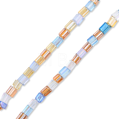 Transparent Glass Beads Strands GLAA-N047-02-1