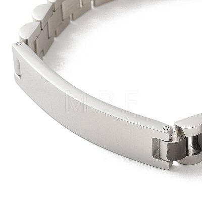 304 Stainless Steel Bracelets BJEW-I129-I-A-1