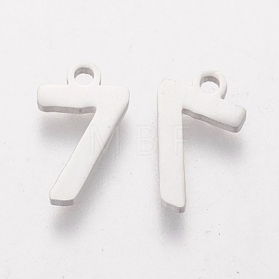201 Stainless Steel Charms STAS-Q201-T408-7-1
