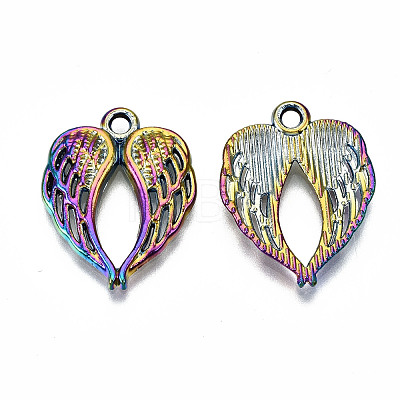 Rainbow Color Alloy Pendants PALLOY-S180-046-RS-1