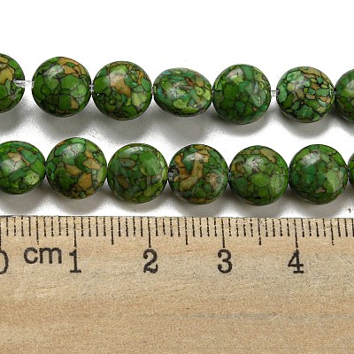 Dyed Synthetic Turquoise Beads Strands G-B070-E01-01-1