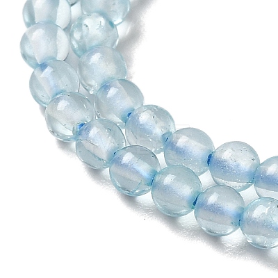 Natural Blue Topaz Beads Strands G-B090-A28-03-1