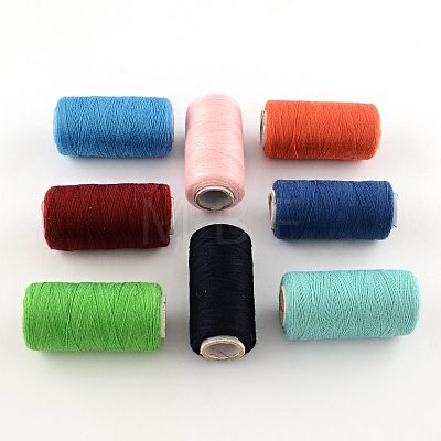 402 Polyester Sewing Thread Cords for Cloth or DIY Craft OCOR-R028-B03-1