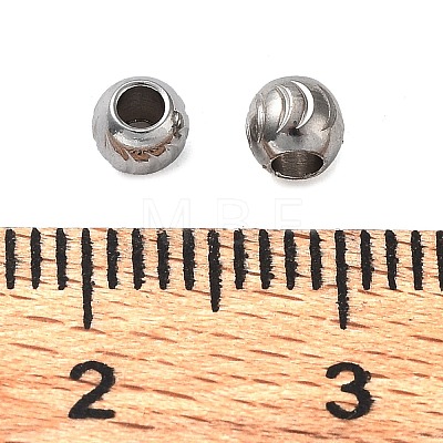 303 Stainless Steel Beads STAS-Q302-01D-P-1