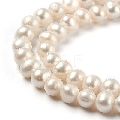 Natural Cultured Freshwater Pearl Beads Strands PEAR-L033-19-01-1