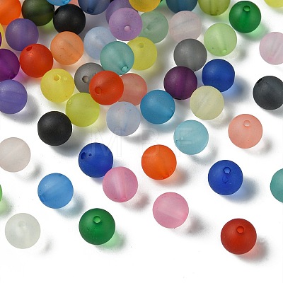 Transparent Acrylic Beads FACR-YW0001-05B-1