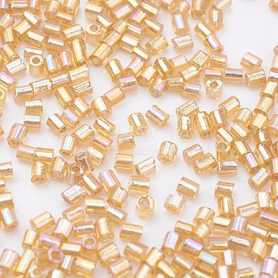 11/0 Two Cut Round Hole Glass Seed Beads SEED-G006-2mm-632-1
