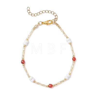 Glass Seed Beaded Bracelets for Women BJEW-MZ00261-01-1