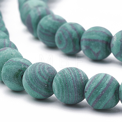 Synthetic Malachite Beads Strands X-G-T106-200-1