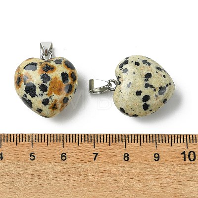 Natural Dalmatian Jasper Pendants G-F820-10A-03-1