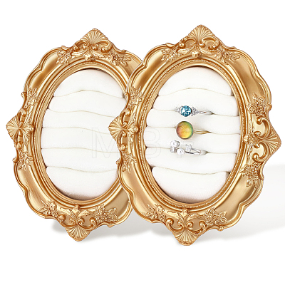 Retro Resin Oval Ring Display Stand AJEW-WH0410-477-1