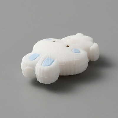 Food Grade Eco-Friendly Silicone Beads X1-SIL-WH0015-08A-1